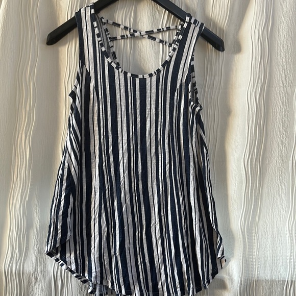 Pink Rose Tops - Pink Rose Striped Top